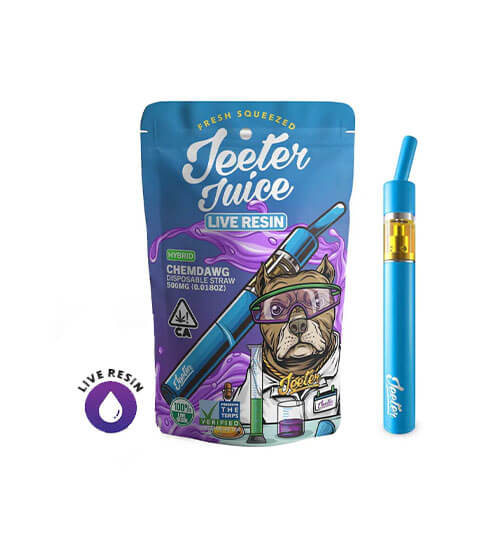 Chemdawg Jeeter Juice Disposable Live Resin Straw 500mg