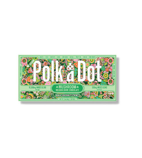 Polk-A-Dot Chocolate | 5 Grams | Maui Coconut Twist Chocolate Bar