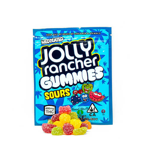 Jolly Rancher Gummies Sours 600mg