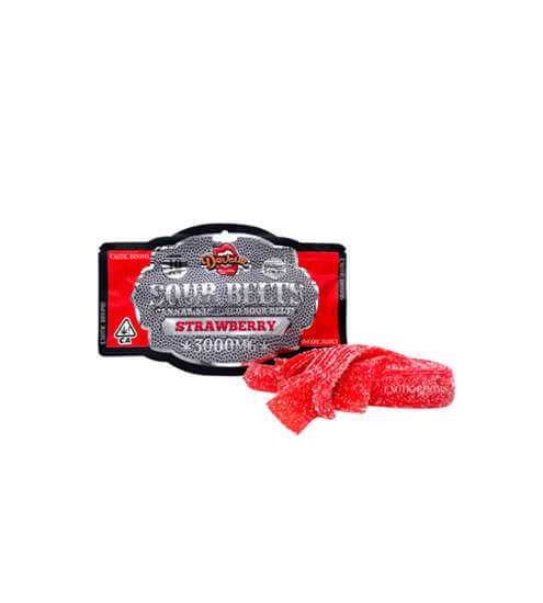Devour Sour Belts – Strawberry 3,000mg