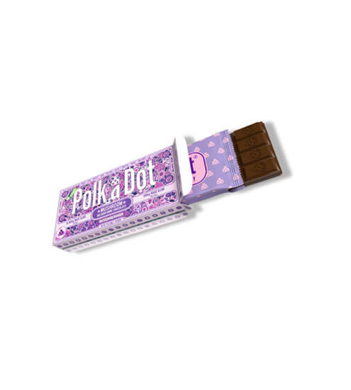 Polk-A-Dot Chocolate | 5 Grams | Intense Dark Chocolate Bar