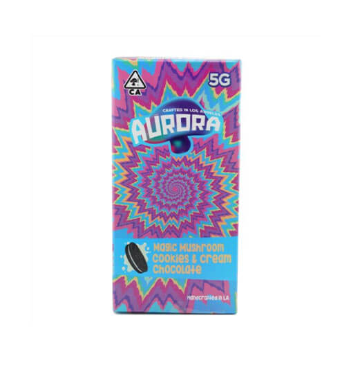 Aurora | Cookies & Cream | Magic Mushroom Chocolate Bar | 5G