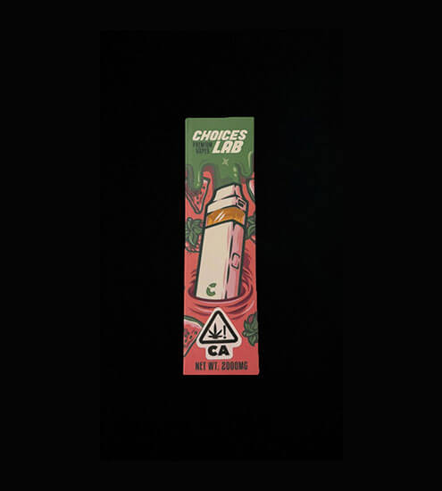 Choice Labs | Juicy Watermelon & Raspberry Cough | Dual Flavor Disposable Vape | 2g