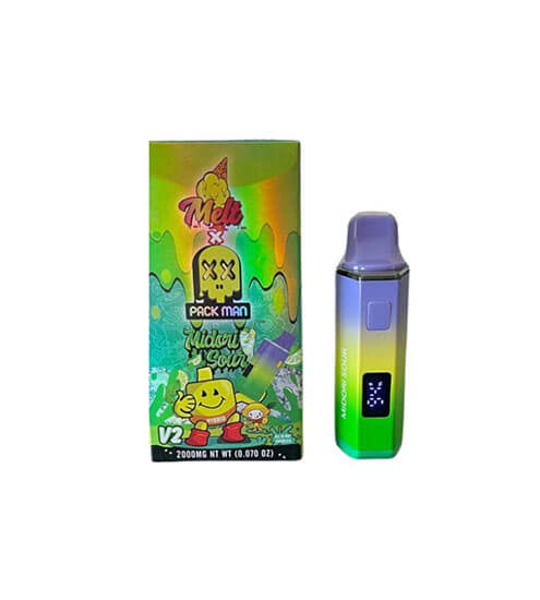 Pack Man | Midori Sour | NEW V2 Disposable Vape | 2G (2,000mg)