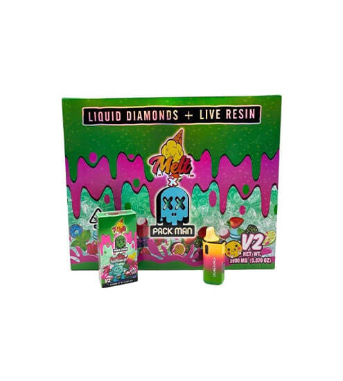 Pack Man | Lychee Punch | NEW V2 Disposable Vape | 2G (2,000mg)