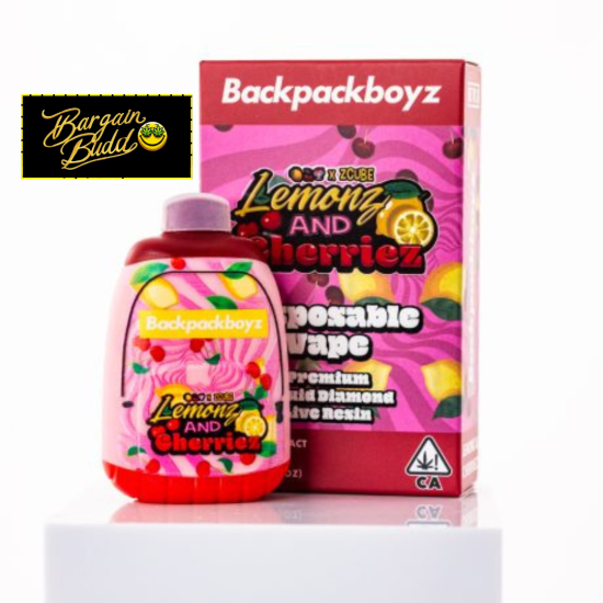 Backpackboyz disposable vape lemonz and cherriez