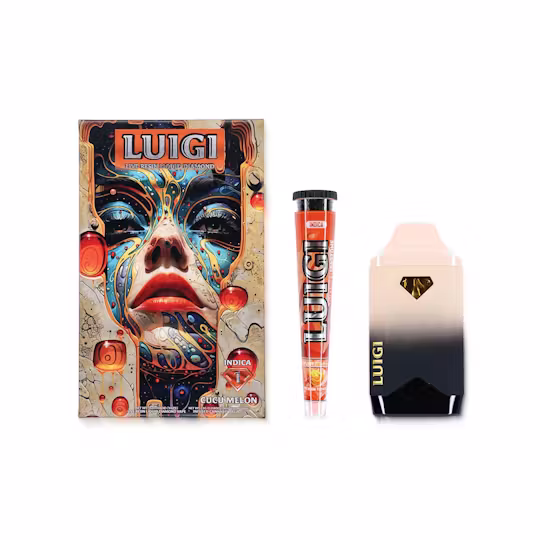 Luigi | Disposable Vape | CUCU Melon V5 Dual Pack | 2G Vape
