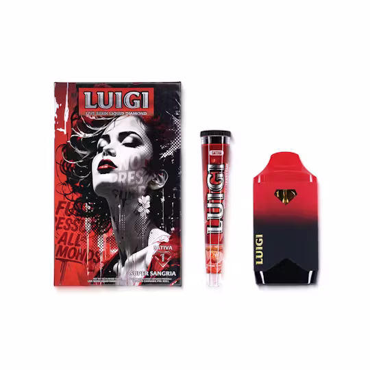 Luigi | Disposable Vape | Super Sangria V5 Dual Pack | 2G Vape